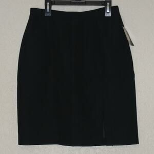 Delicia Black Skirt with Front Split‎ Size 6